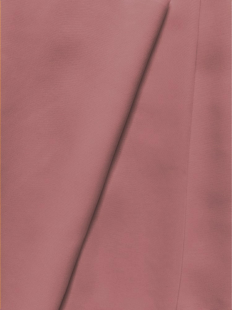 Front View - Rosewood Lux Chiffon Fabric by the Yard