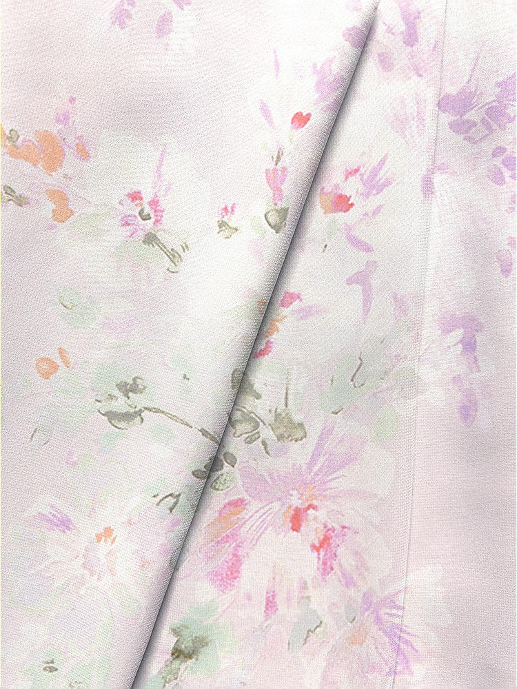 Front View - Watercolor Print Lux Chiffon Fabric by the Yard