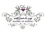 Front View Thumbnail - Twig & Orchid Will You Be My Matron of Honor Card - Classic