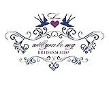 Front View Thumbnail - Sailor & Orchid Will You Be My Bridesmaid Card - Classic