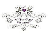 Front View Thumbnail - Twig & Orchid Will You Be My Bridesmaid Card - Classic