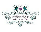 Front View Thumbnail - Jade & Orchid Will You Be My Maid of Honor Card - Classic
