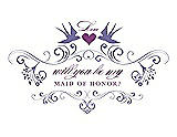Front View Thumbnail - Tahiti & Orchid Will You Be My Maid of Honor Card - Classic