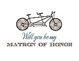 Front View Thumbnail - Cinnamon & Cornflower Will You Be My Matron of Honor Card - Bike