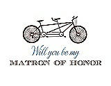 Front View Thumbnail - Brownie & Cornflower Will You Be My Matron of Honor Card - Bike