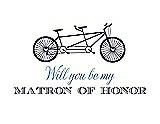 Front View Thumbnail - Concord & Cornflower Will You Be My Matron of Honor Card - Bike