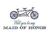 Front View Thumbnail - Sailor & Cornflower Will You Be My Maid of Honor - Bike