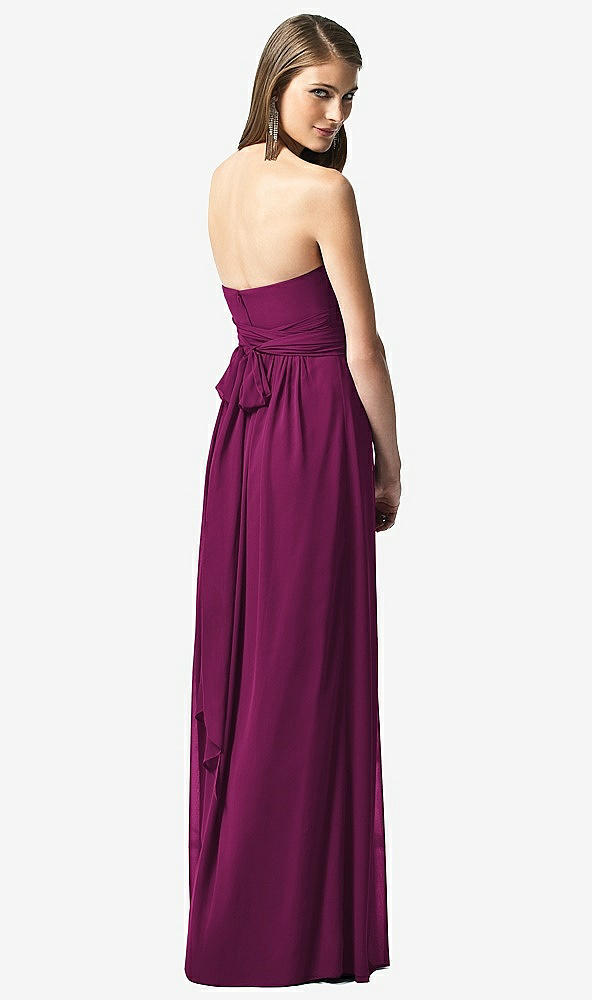 Back View - Merlot Dessy Collection Style 2846