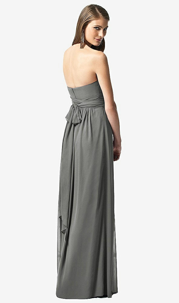 Back View - Charcoal Gray Silver Dessy Collection Style 2846