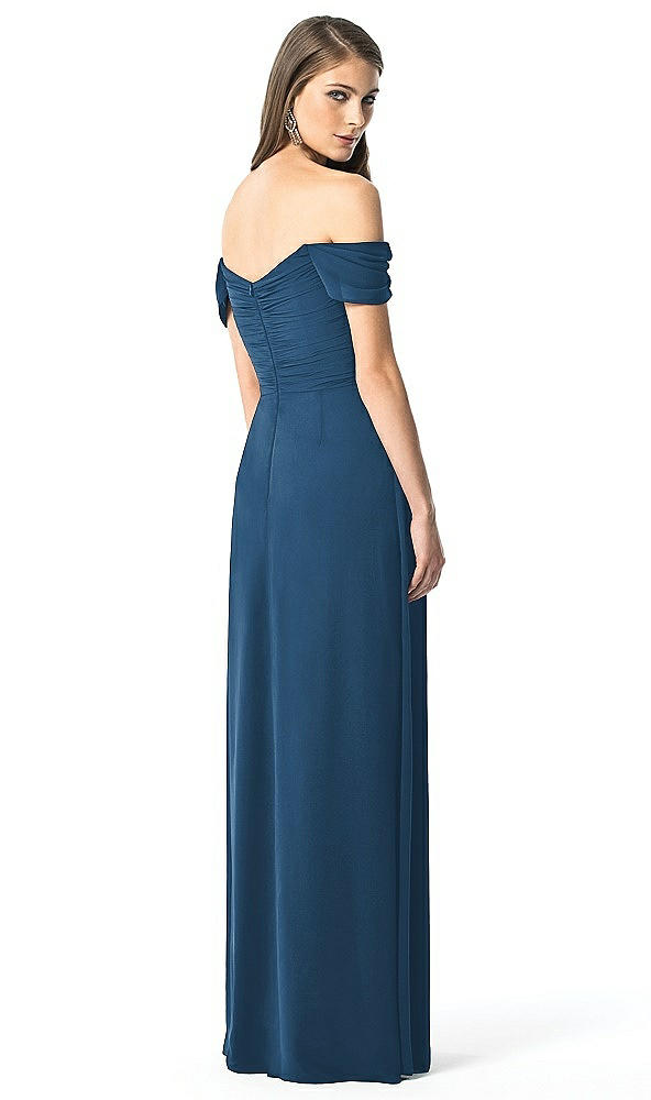 Back View - Dusk Blue Dessy Collection Style 2844