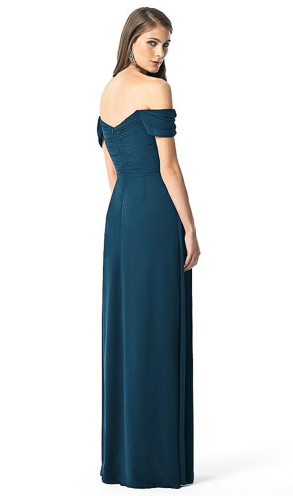 Back View - Atlantic Blue Dessy Collection Style 2844