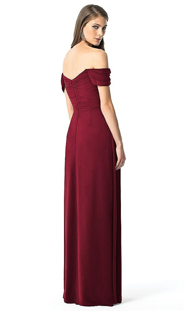 Back View - Burgundy Dessy Collection Style 2844