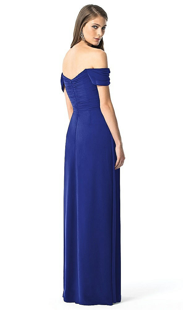 Back View - Cobalt Blue Dessy Collection Style 2844