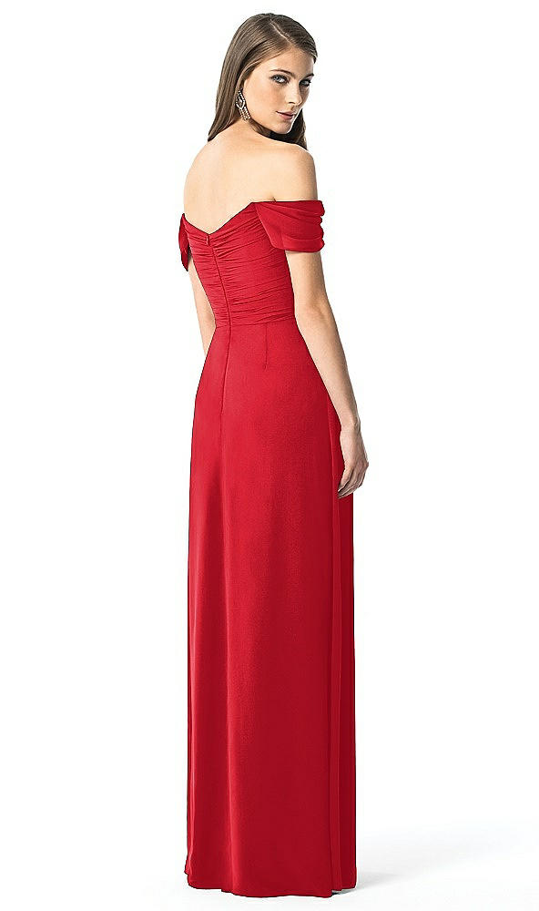 Back View - Parisian Red Dessy Collection Style 2844
