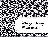 Front View Thumbnail - Amethyst & Ebony Will You Be My Bridesmaid Card - Petal
