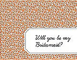 Front View Thumbnail - Clementine & Ebony Will You Be My Bridesmaid Card - Petal