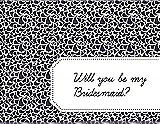 Front View Thumbnail - Concord & Ebony Will You Be My Bridesmaid Card - Petal