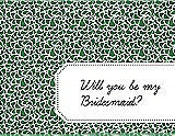 Front View Thumbnail - Ivy & Ebony Will You Be My Bridesmaid Card - Petal
