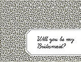 Front View Thumbnail - Twig & Ebony Will You Be My Bridesmaid Card - Petal