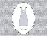 Front View Thumbnail - Dove & Oyster Will You Be My Maid of Honor Card - Dress