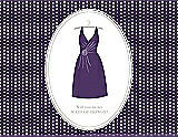 Front View Thumbnail - Majestic & Oyster Will You Be My Maid of Honor Card - Dress