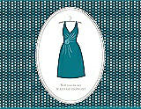 Front View Thumbnail - Oasis & Oyster Will You Be My Maid of Honor Card - Dress