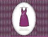 Front View Thumbnail - Persian Plum & Oyster Will You Be My Maid of Honor Card - Dress