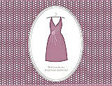 Front View Thumbnail - Rosebud & Oyster Will You Be My Maid of Honor Card - Dress