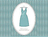 Front View Thumbnail - Seaside & Oyster Will You Be My Maid of Honor Card - Dress