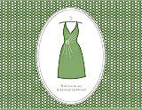 Front View Thumbnail - Apple Slice & Oyster Will You Be My Maid of Honor Card - Dress
