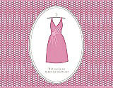 Front View Thumbnail - Begonia & Oyster Will You Be My Maid of Honor Card - Dress