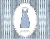 Front View Thumbnail - Cloudy & Oyster Will You Be My Maid of Honor Card - Dress