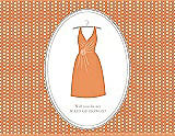 Front View Thumbnail - Clementine & Oyster Will You Be My Maid of Honor Card - Dress