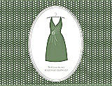 Front View Thumbnail - Clover & Oyster Will You Be My Maid of Honor Card - Dress