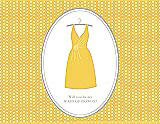 Front View Thumbnail - Daisy & Oyster Will You Be My Maid of Honor Card - Dress