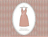 Front View Thumbnail - Fresco & Oyster Will You Be My Maid of Honor Card - Dress
