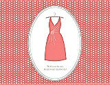 Front View Thumbnail - Ginger & Oyster Will You Be My Maid of Honor Card - Dress