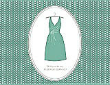 Front View Thumbnail - Meadow & Oyster Will You Be My Maid of Honor Card - Dress