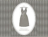 Front View Thumbnail - Mocha & Oyster Will You Be My Maid of Honor Card - Dress