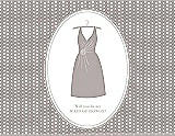 Front View Thumbnail - Pebble Beach & Oyster Will You Be My Maid of Honor Card - Dress
