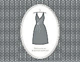 Front View Thumbnail - Pewter & Oyster Will You Be My Maid of Honor Card - Dress