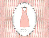 Front View Thumbnail - Primrose & Oyster Will You Be My Maid of Honor Card - Dress