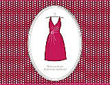 Front View Thumbnail - Posie & Oyster Will You Be My Maid of Honor Card - Dress