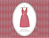 Front View Thumbnail - Papaya & Oyster Will You Be My Maid of Honor Card - Dress