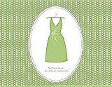 Front View Thumbnail - Pistachio & Oyster Will You Be My Maid of Honor Card - Dress