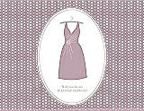 Front View Thumbnail - Quartz & Oyster Will You Be My Maid of Honor Card - Dress