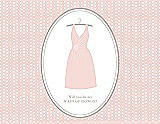 Front View Thumbnail - Rose Water & Oyster Will You Be My Maid of Honor Card - Dress