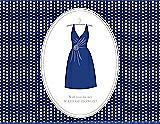 Front View Thumbnail - Sapphire & Oyster Will You Be My Maid of Honor Card - Dress
