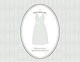 Front View Thumbnail - Starlight & Oyster Will You Be My Maid of Honor Card - Dress