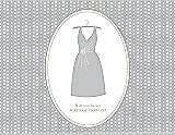 Front View Thumbnail - Sterling & Oyster Will You Be My Maid of Honor Card - Dress